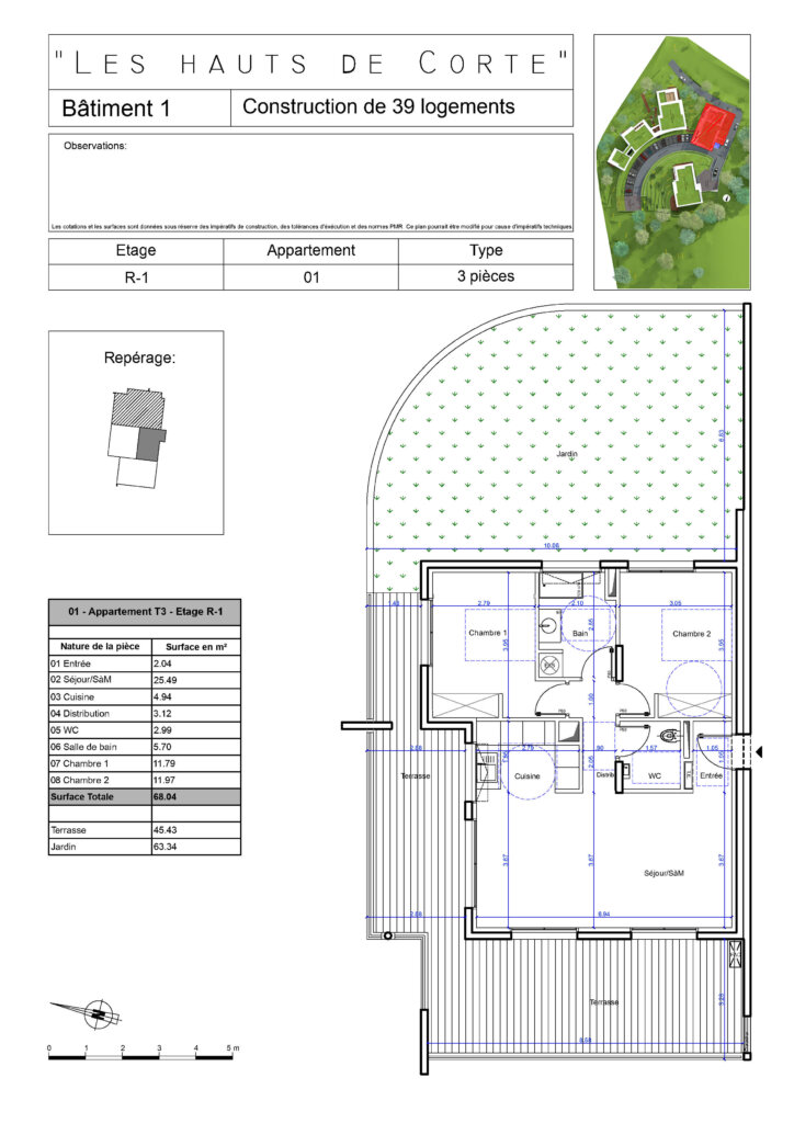 LES HAUTS DE CORTE bâtiment 1 | paoli immobilier