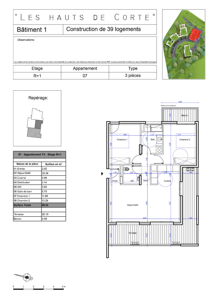 LES HAUTS DE CORTE bâtiment 1 | paoli immobilier