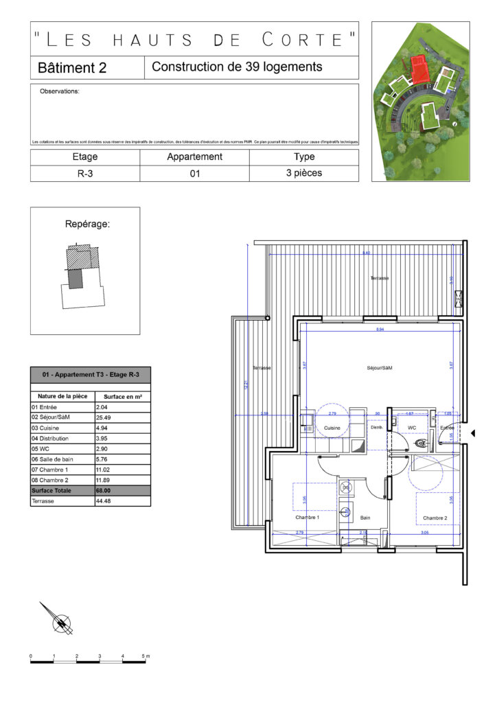 LES HAUTS DE CORTE bâtiment 2 | paoli immobilier