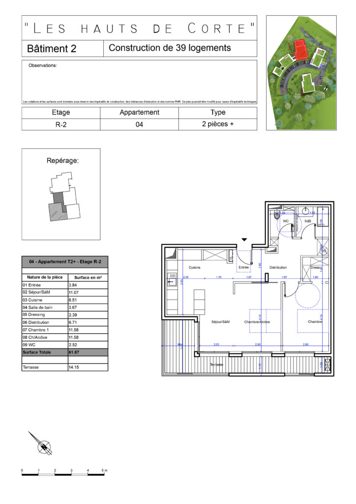 LES HAUTS DE CORTE bâtiment 2 | paoli immobilier