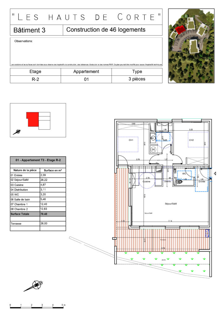 LES HAUTS DE CORTE bâtiment 3 | paoli immobilier