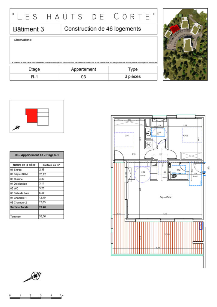 LES HAUTS DE CORTE bâtiment 3 | paoli immobilier