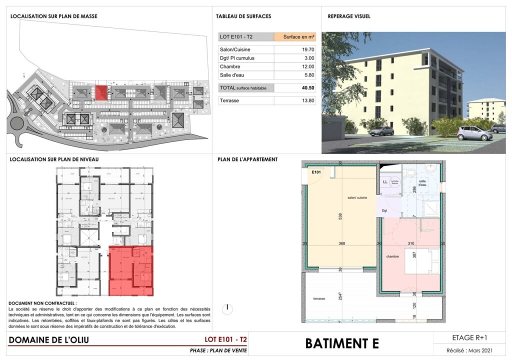 Domaine de l'Oliu bâtiment E | paoli immobilier