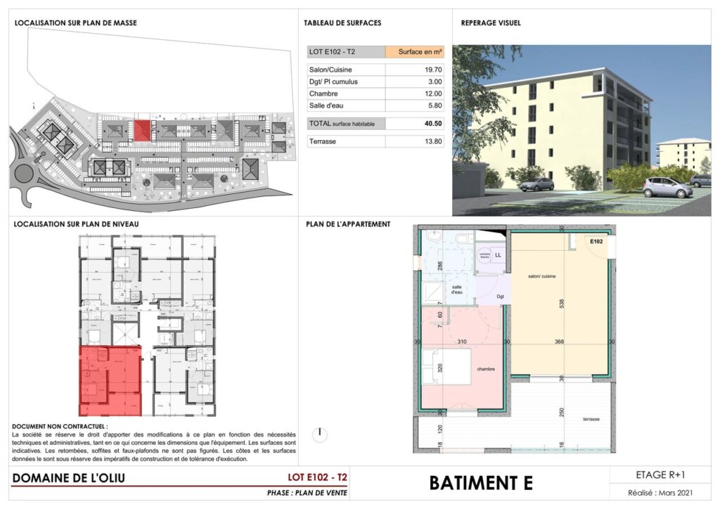 Domaine de l'Oliu bâtiment E | paoli immobilier