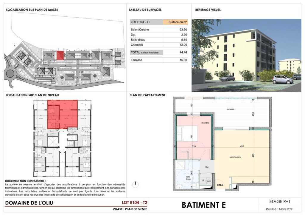 Domaine de l'Oliu bâtiment E | paoli immobilier