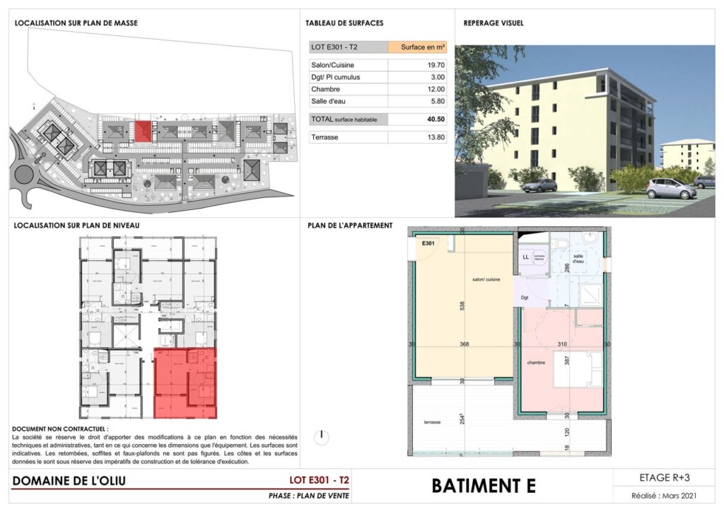 Domaine de l'Oliu bâtiment E | paoli immobilier