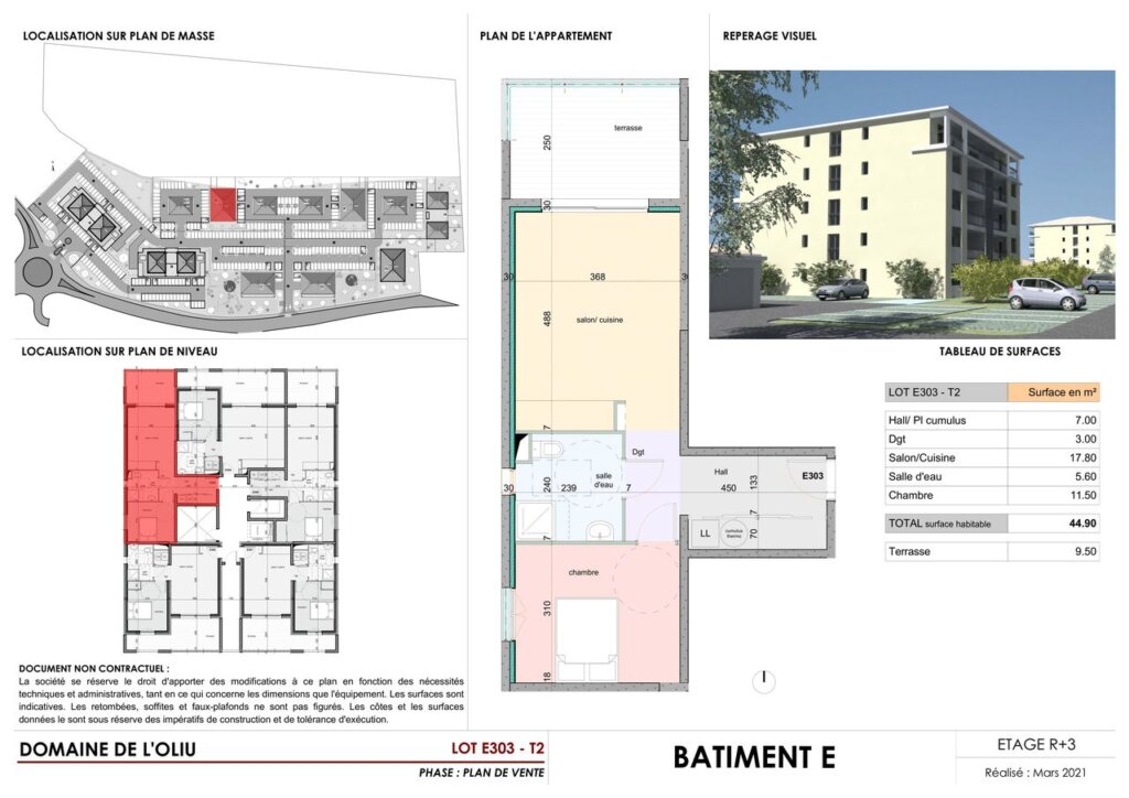 Domaine de l'Oliu bâtiment E | paoli immobilier