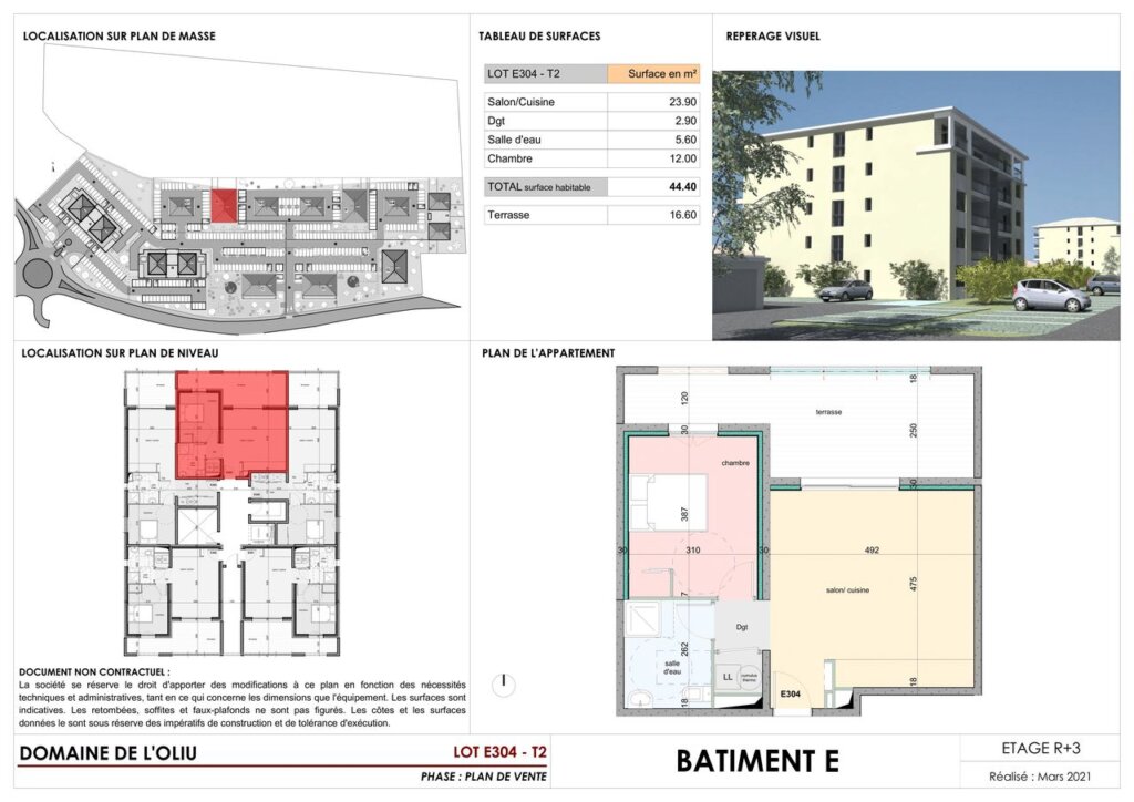 Domaine de l'Oliu bâtiment E | paoli immobilier