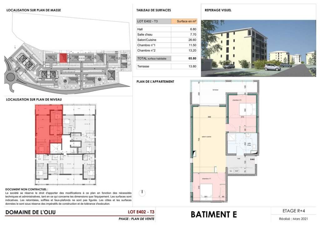 Domaine de l'Oliu bâtiment E | paoli immobilier