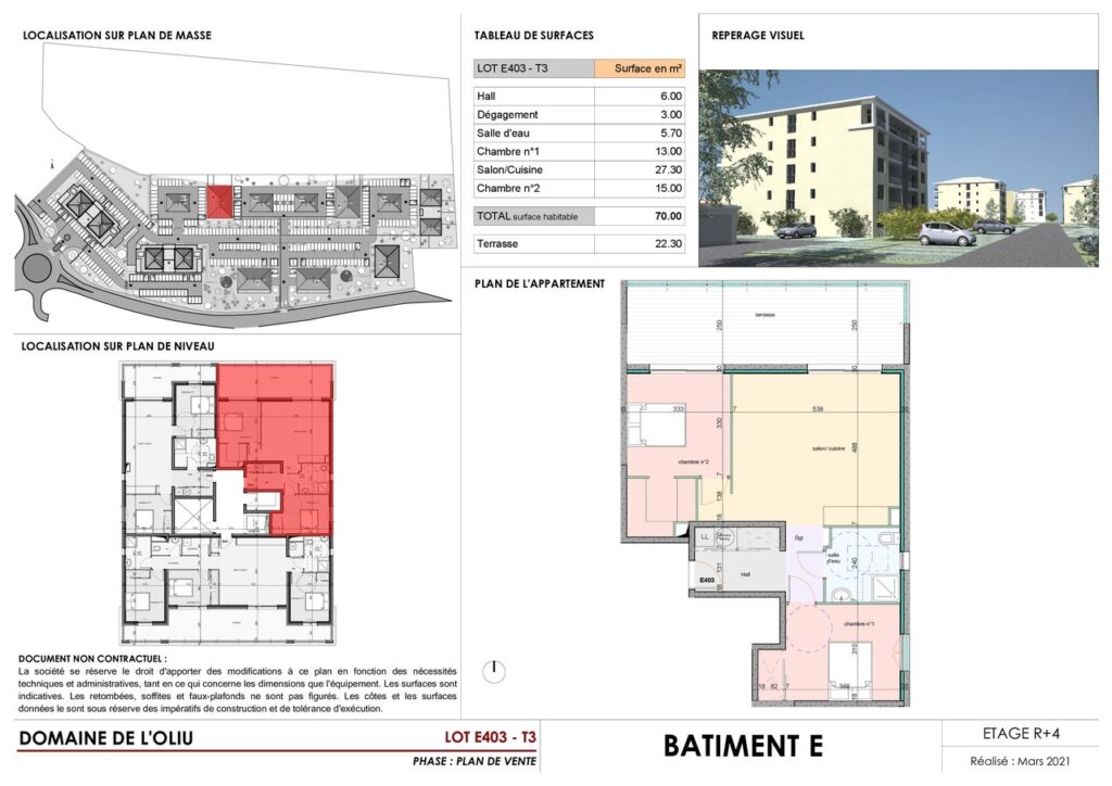 Domaine de l'Oliu bâtiment E | paoli immobilier