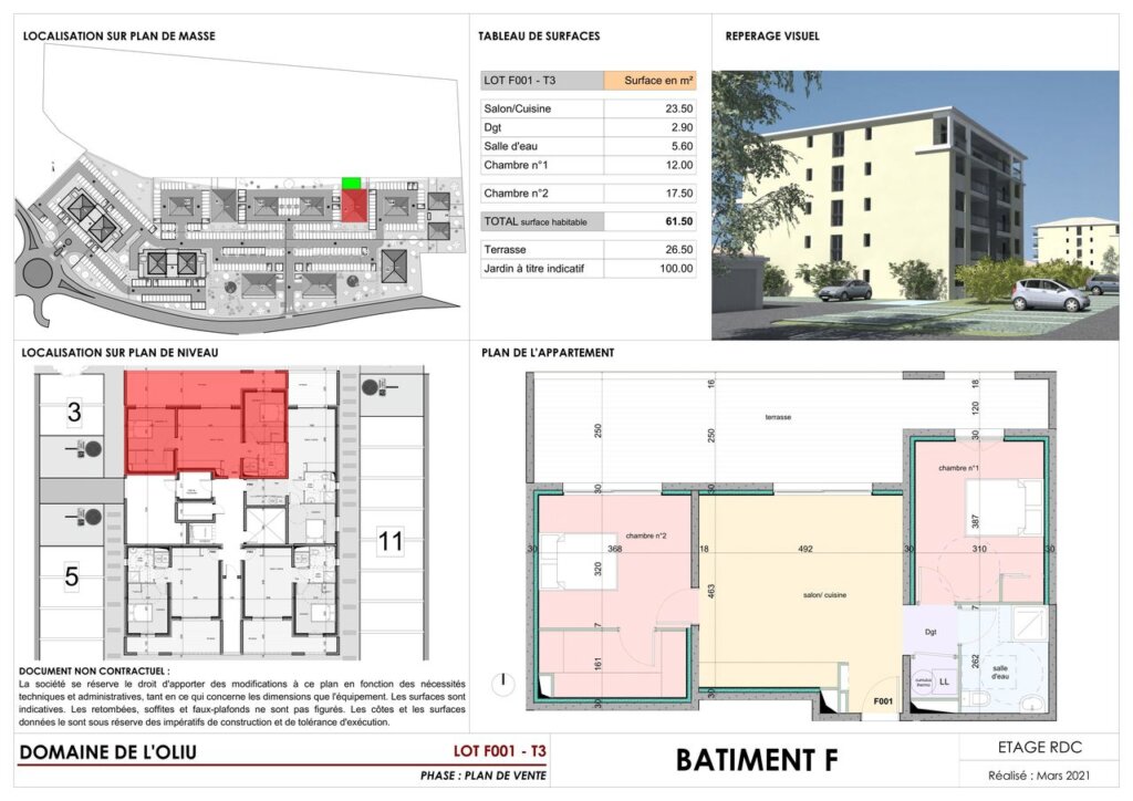 Domaine de l'Oliu bâtiment F | paoli immobilier