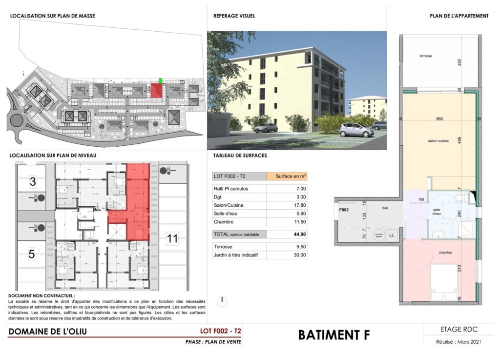 Domaine de l'Oliu bâtiment F | paoli immobilier