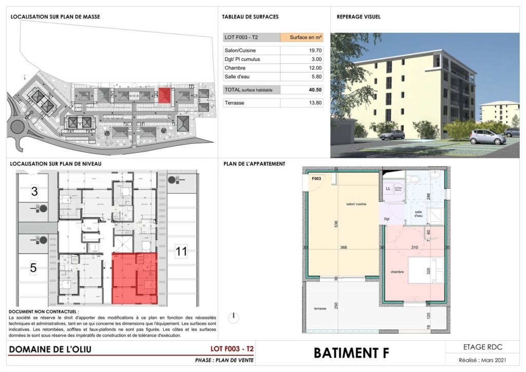 Domaine de l'Oliu bâtiment F | paoli immobilier