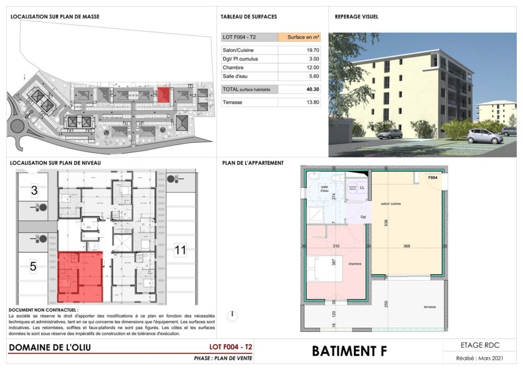 Domaine de l'Oliu bâtiment F | paoli immobilier