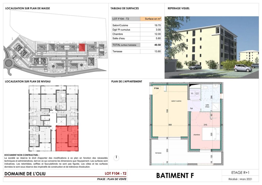 Domaine de l'Oliu bâtiment F | paoli immobilier