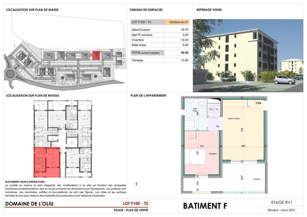 Domaine de l'Oliu bâtiment F | paoli immobilier