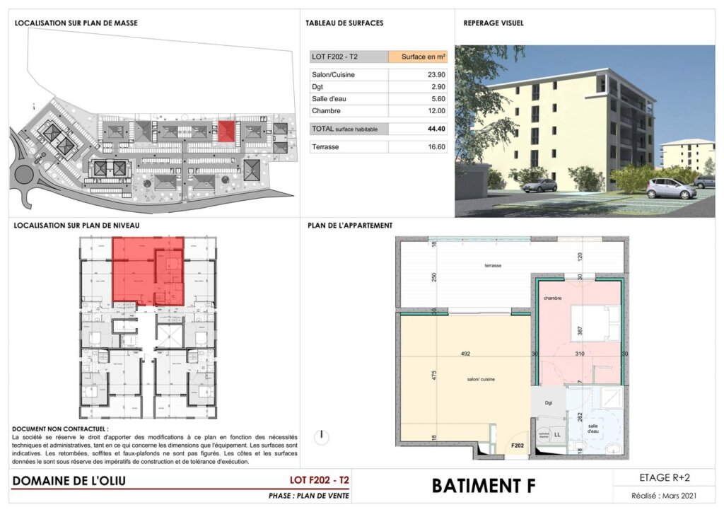 Domaine de l'Oliu bâtiment F | paoli immobilier