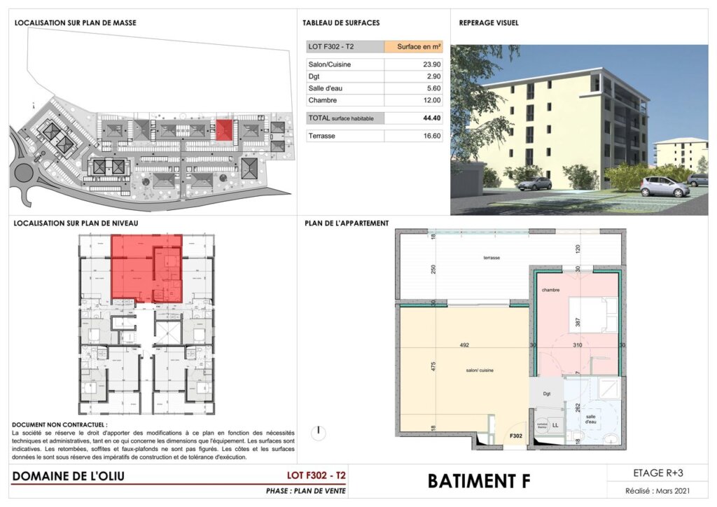 Domaine de l'Oliu bâtiment F | paoli immobilier