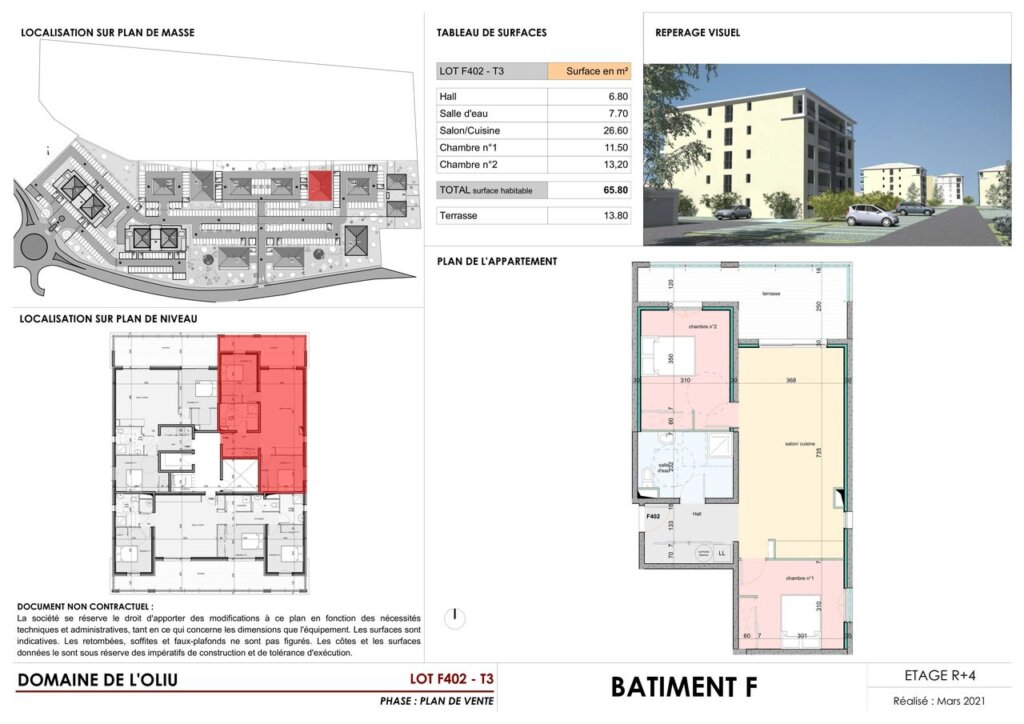 Domaine de l'Oliu bâtiment F | paoli immobilier