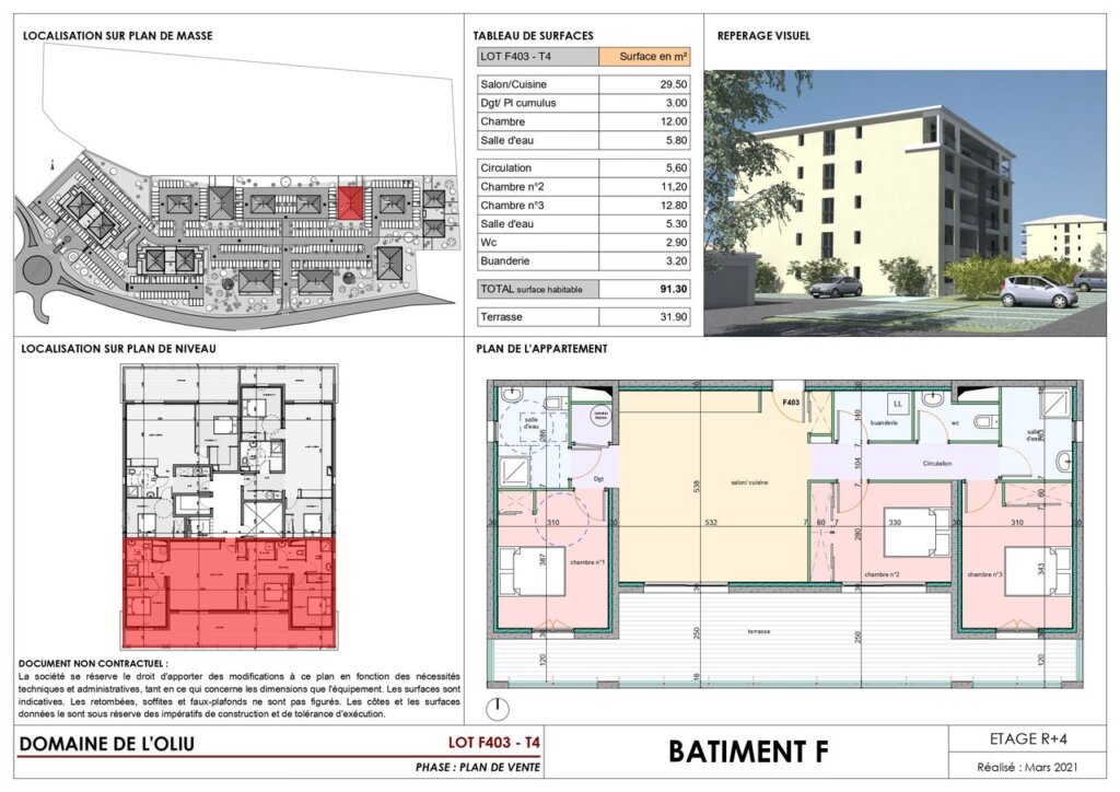Domaine de l'Oliu bâtiment F | paoli immobilier