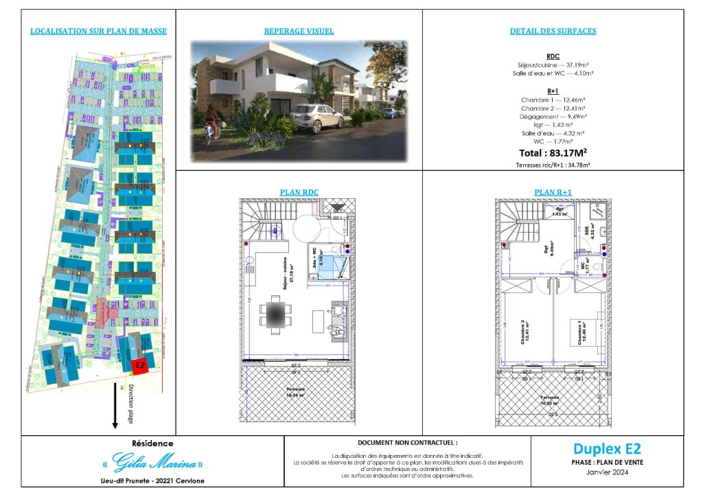 Résidence Gilia Marina batiment E | paoli immobilier