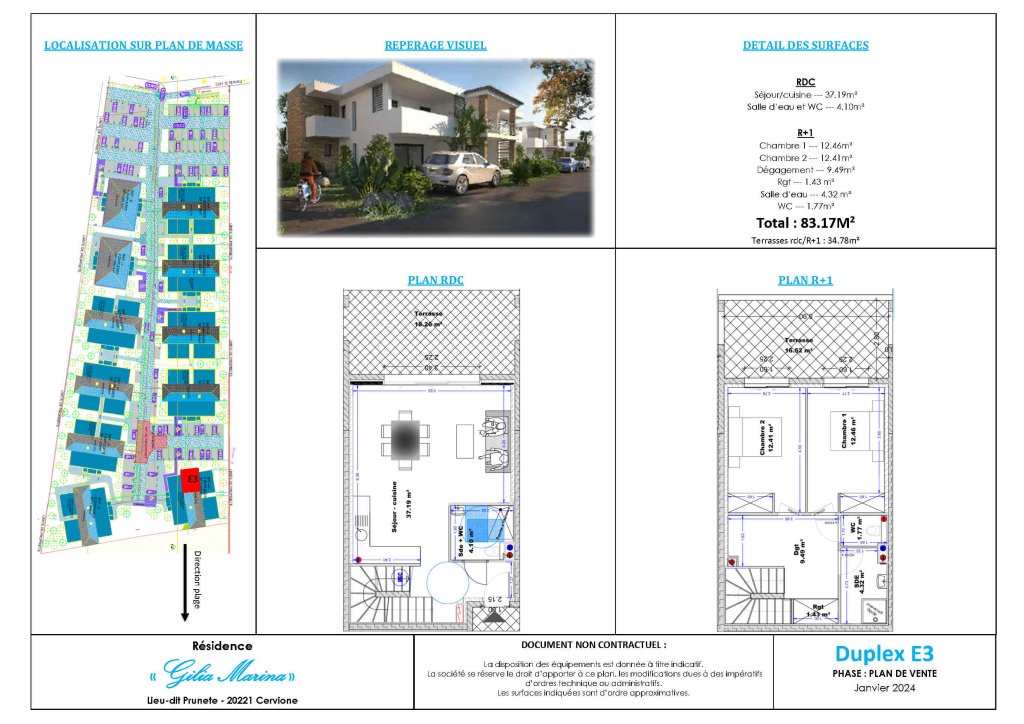 Résidence Gilia Marina batiment E | paoli immobilier
