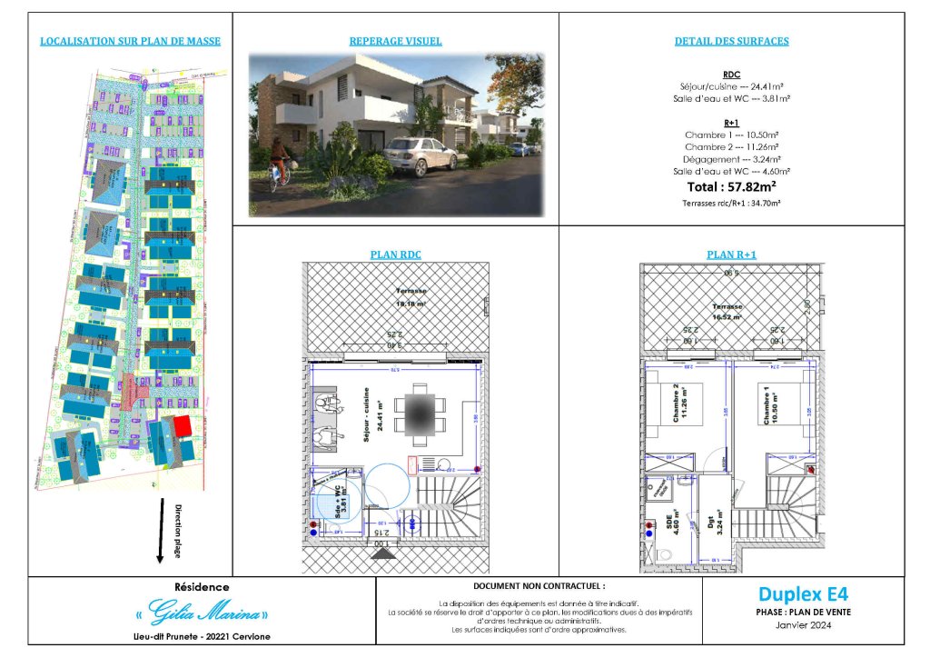 Résidence Gilia Marina batiment E | paoli immobilier