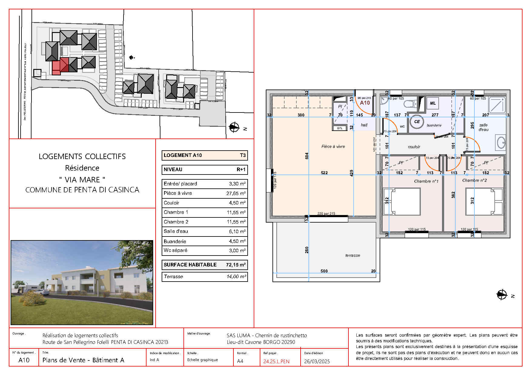 Résidence Via Mare batiment A | paoli immobilier