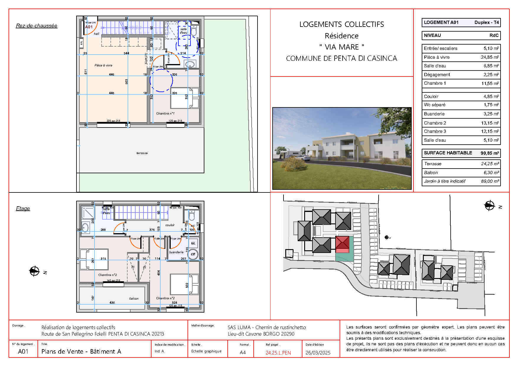 Résidence Via Mare batiment A | paoli immobilier
