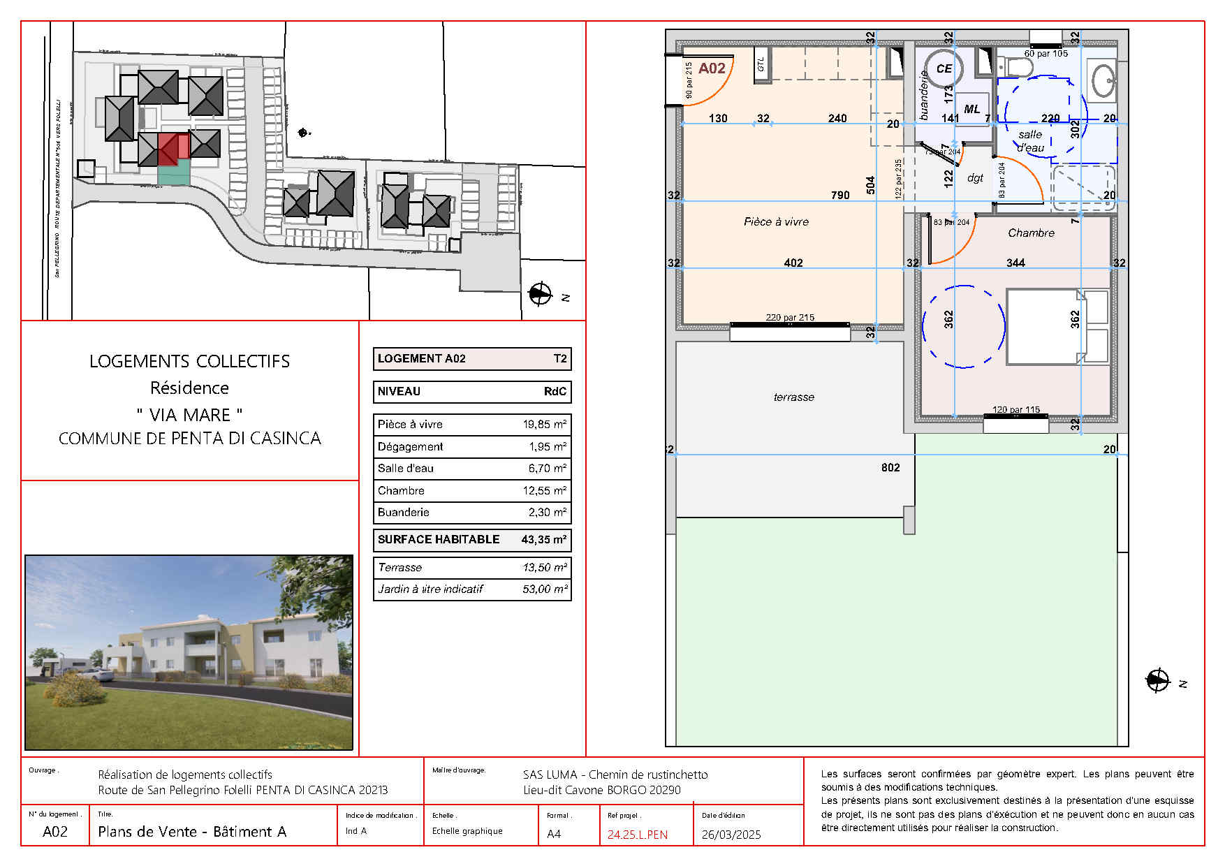 Résidence Via Mare batiment A | paoli immobilier