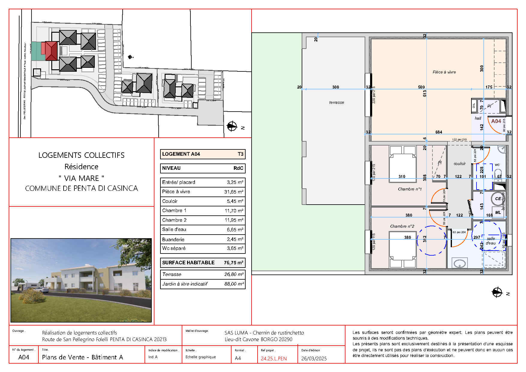Résidence Via Mare batiment A | paoli immobilier
