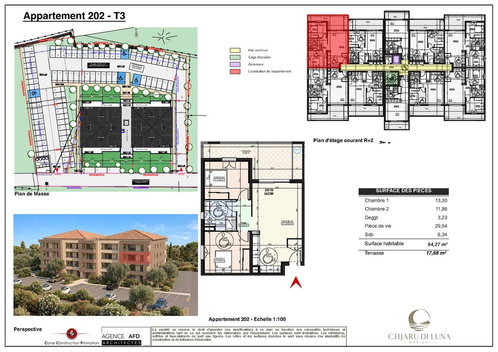 Plan appartement 202