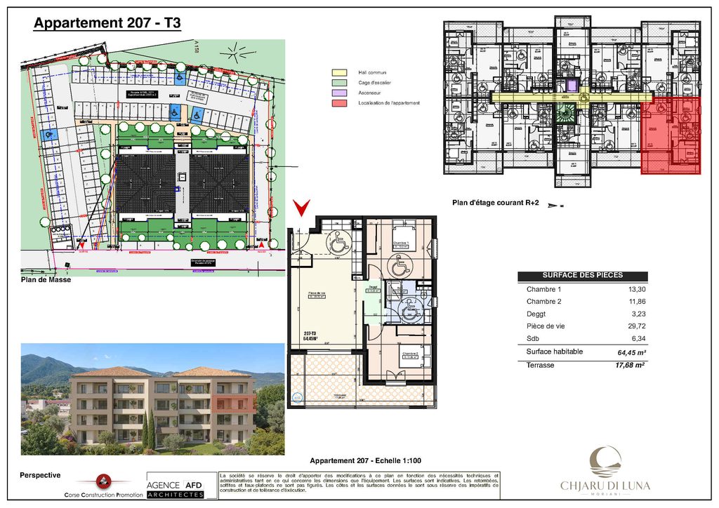 Plan appartement 207