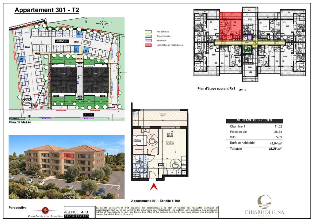 Plan appartement 301